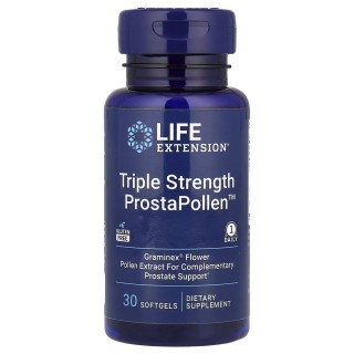 Натуральна добавка Life Extension Triple Strength ProstaPollen, 30 капсул