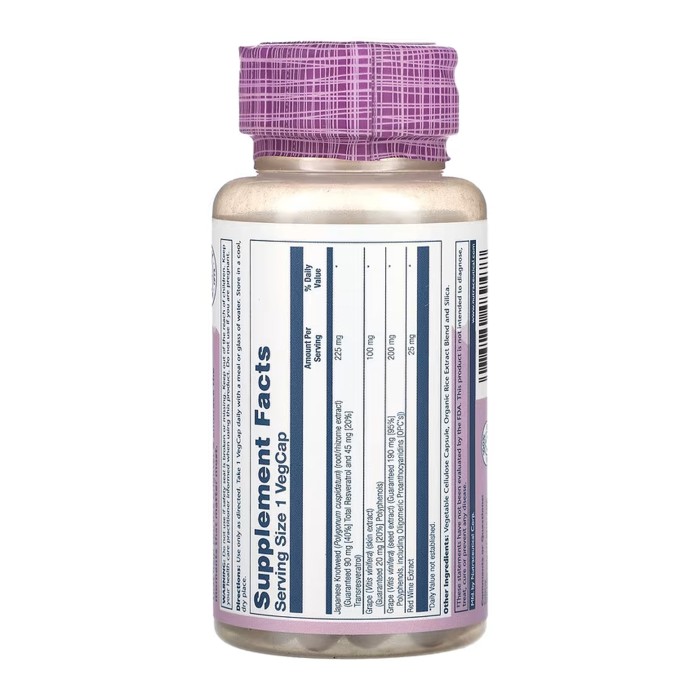 Triple Strength Resveratrol 225mg - 60 vcaps