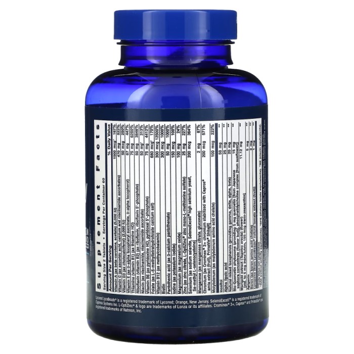 Вітаміни та мінерали Life Extension Two-Per-Day, 120 таблеток