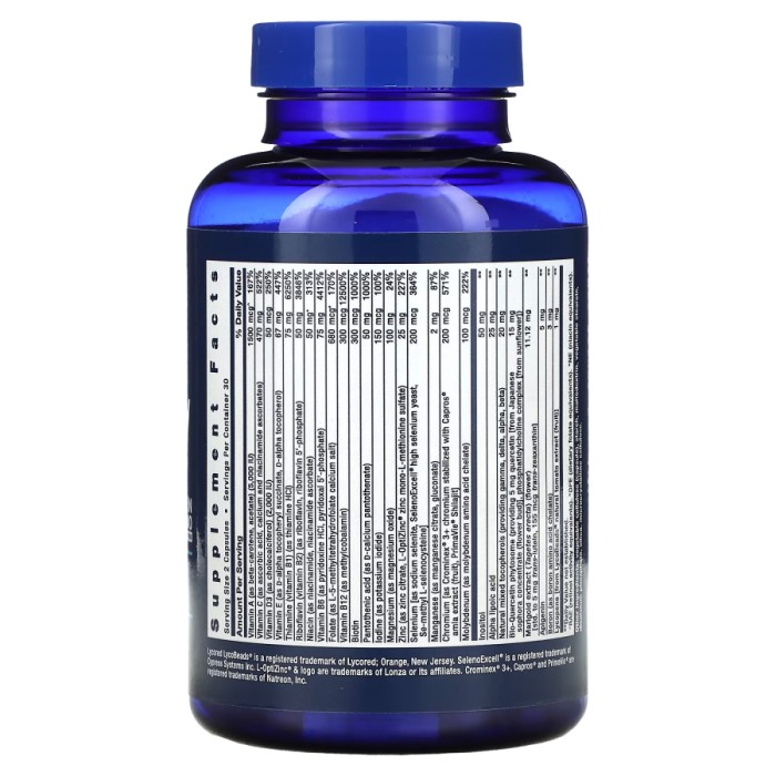 Вітаміни та мінерали Life Extension Two-Per-Day, 60 капсул