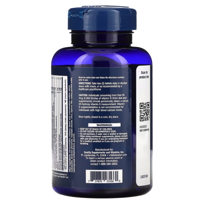 Вітаміни та мінерали Life Extension Two-Per-Day, 60 таблеток