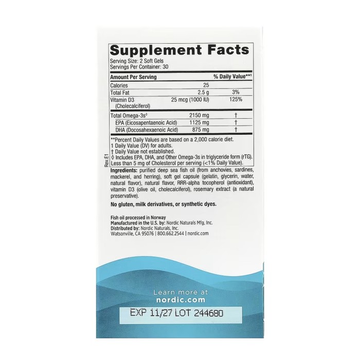 Ultimate Omega 2X D3 - 60 м'яких капсул