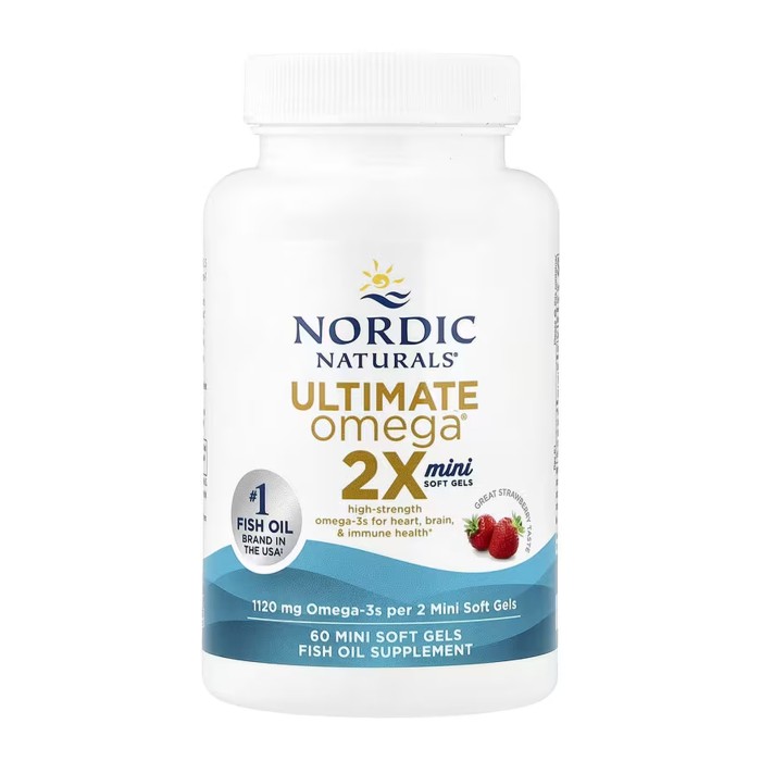 Ultimate Omega 2X Mini - 60 міні-м'яких капсул