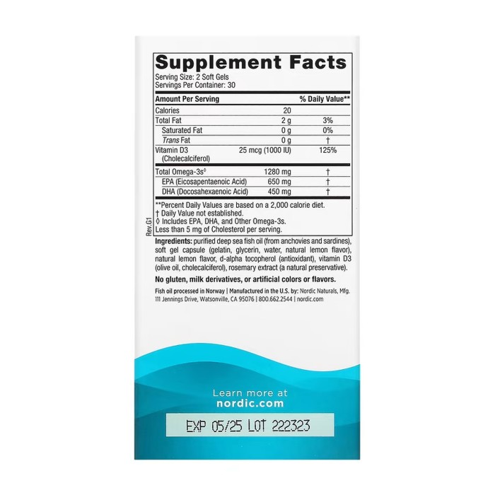 Ultimate Omega-D3 - 60 мягких капсул