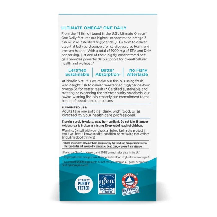 Ultimate Omega One Daily - 30 мягких капсул