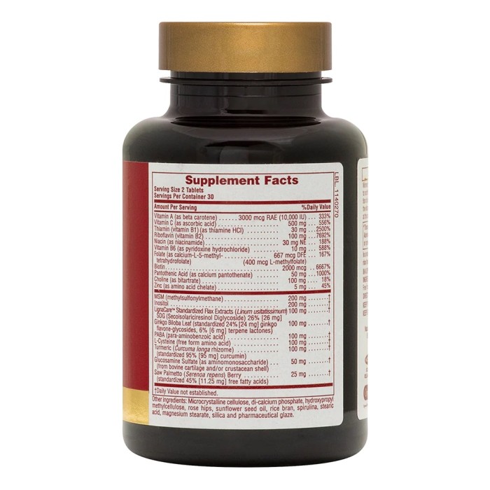 Вітаміни та мінерали Natures Plus Ultra Hair Women's, 60 таблеток