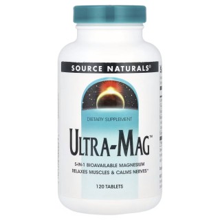 Вітаміни та мінерали Source Naturals Ultra-Mag, 120 таблеток