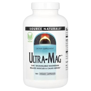 Вітаміни та мінерали Source Naturals Ultra-Mag, 180 вегакапсул