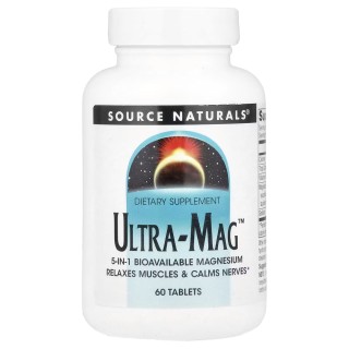 Вітаміни та мінерали Source Naturals Ultra-Mag, 60 таблеток