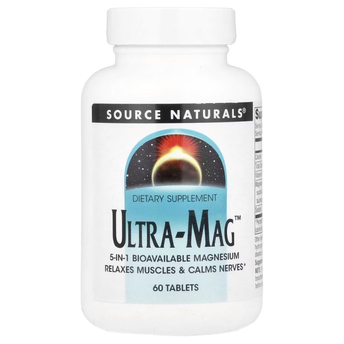 Витамины и минералы Source Naturals Ultra-Mag, 60 таблеток