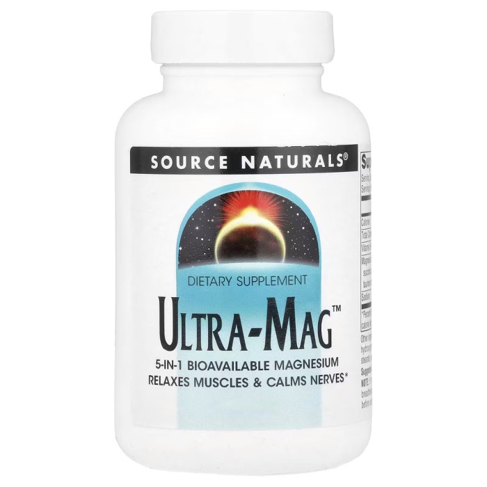 Витамины и минералы Source Naturals Ultra-Mag, 30 таблеток