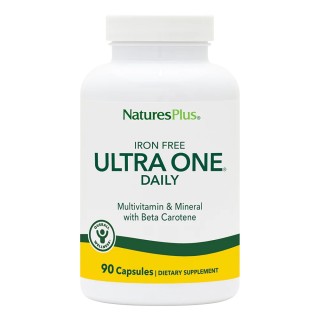 Вітаміни та мінерали Natures Plus Ultra One Daily Caps Iron Free, 90 капсул