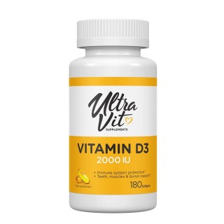Вітаміни та мінерали VPLab UltraVit Vitamin D 2000 IU, 180 капсул