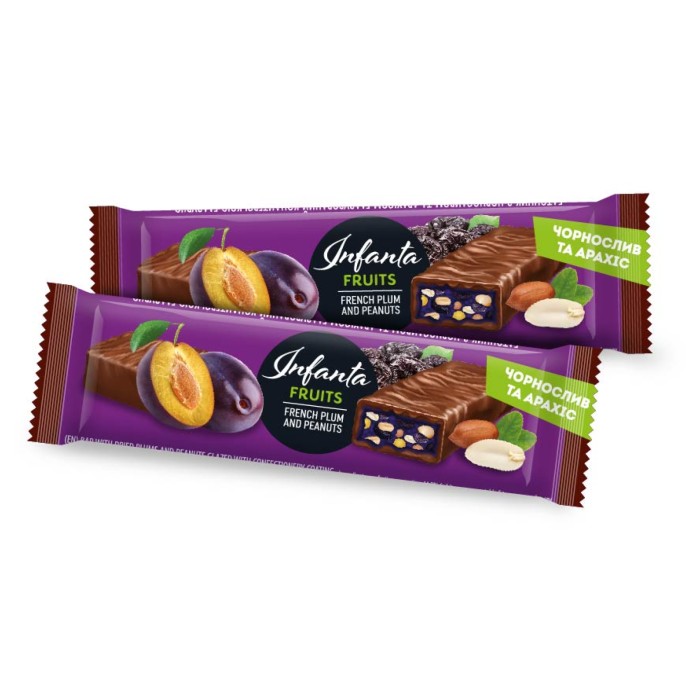 Infanta Fruits - 40г французька слива та арахіс (Поштучно)