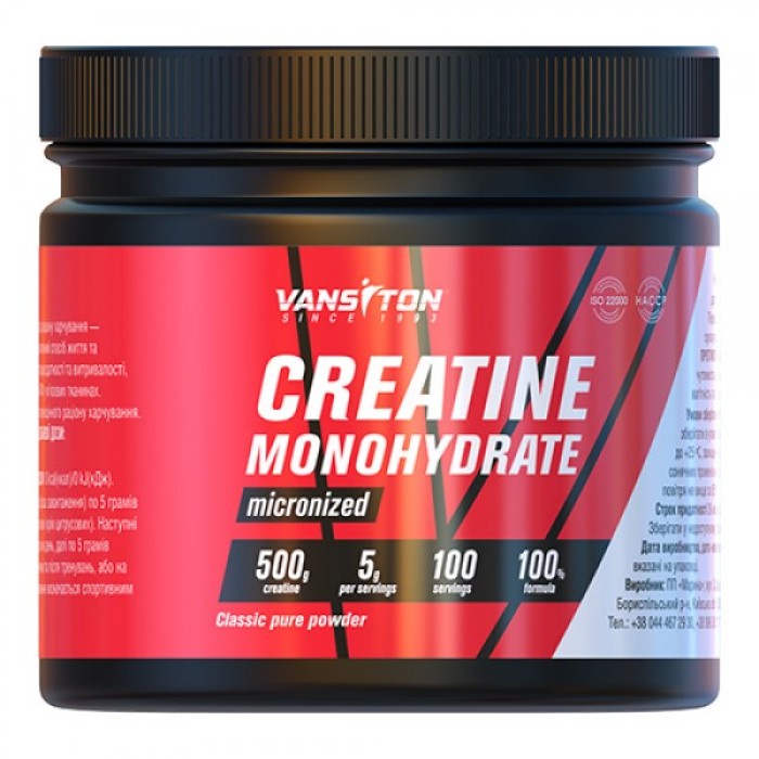 Креатин Vansiton Creatine Monohydrate, 500 грамм