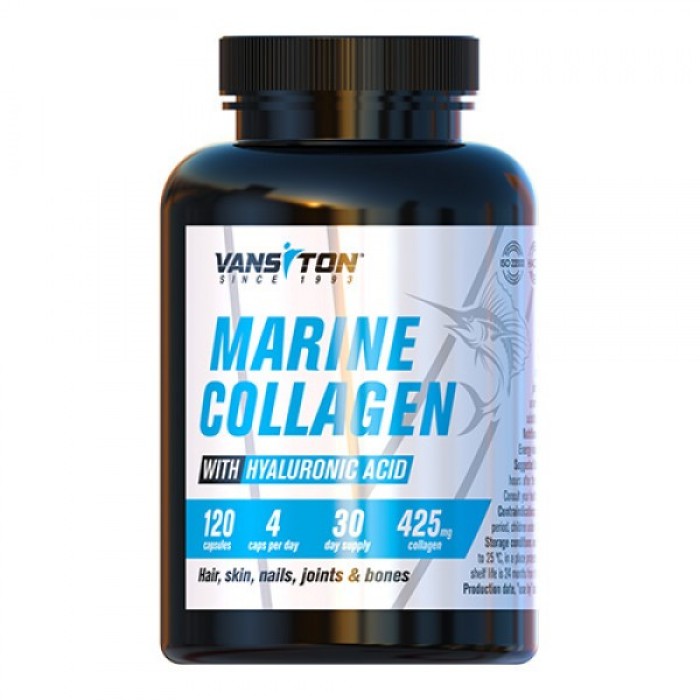 Препарат для суглобів і зв'язок Vansiton Marine Collagen, 120 капсул