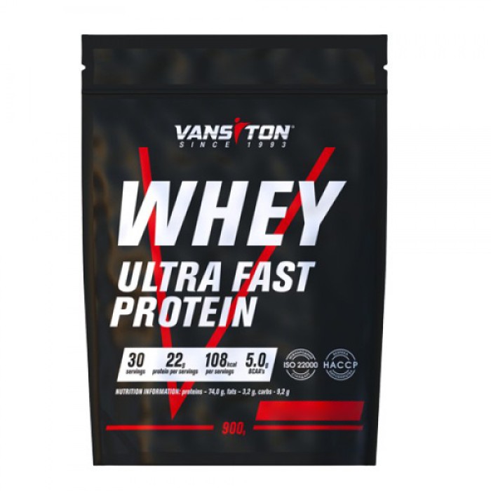 Протеин Vansiton Ultra Protein, 900 грамм Вишня