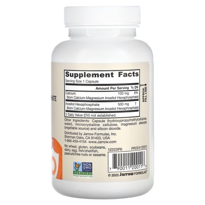 Витамины и минералы Jarrow Formulas Vegan IP6, 120 вегакапсул