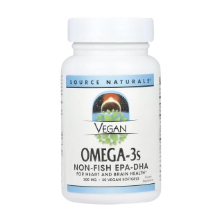 Vegan Omega-3s EPA-DHA 300 мг - 30 м'яких капсул