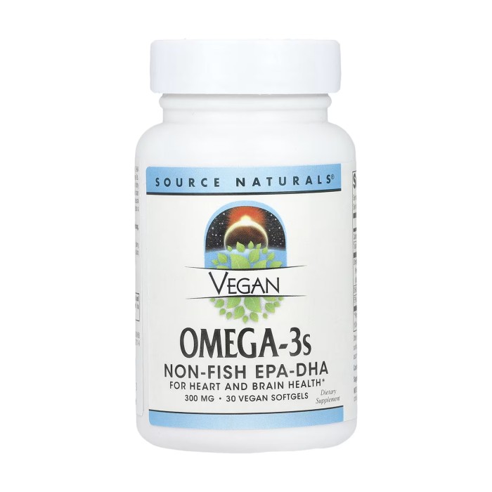 Vegan Omega-3s EPA-DHA 300 мг - 30 м'яких капсул