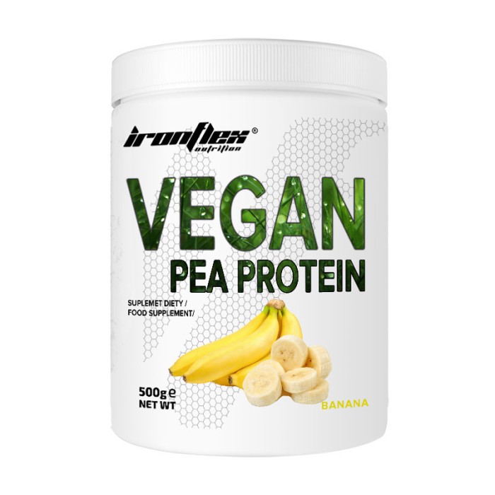 Протеїн IronFlex Vegan Pea Protein, 500 грам Банан