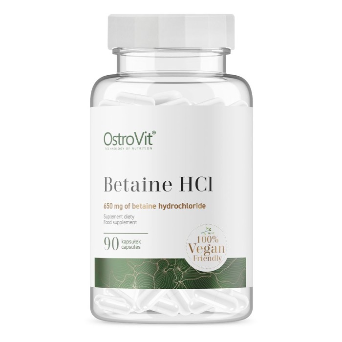 Натуральна добавка OstroVit Vege Betaine HCl, 90 вегакапсул