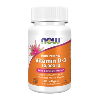 VIT D-3 10,000 IU - 30 sgels (Пошкоджено банку)