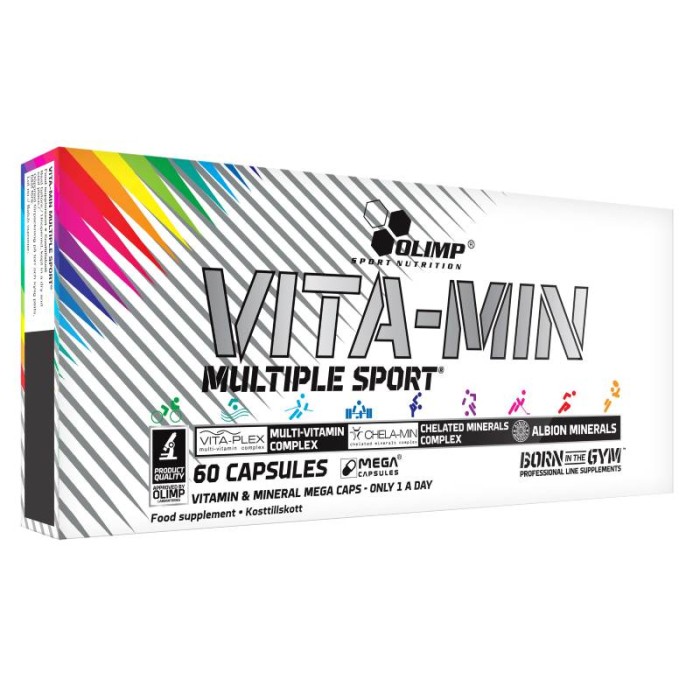 Вітаміни та мінерали Olimp Vita-min Multiple Sport, 60 капсул