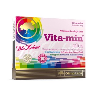 Витамины и минералы Olimp Vita-min Plus Women, 30 капсул