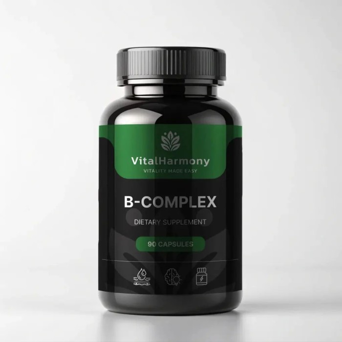 Вітаміни та мінерали VitalHarmony B Complex, 90 капсул