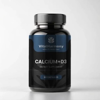Вітаміни та мінерали VitalHarmony Calcium + D3, 90 капсул