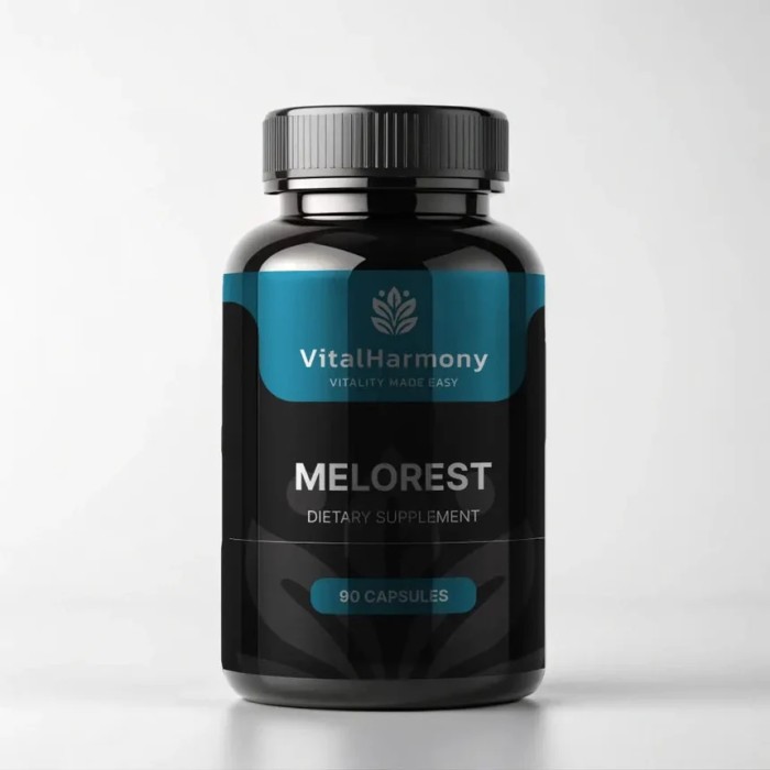Натуральная добавка VitalHarmony Melorest, 90 капсул