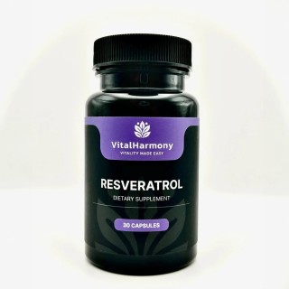 Натуральна добавка VitalHarmony Resveratrol 250 mg, 30 капсул
