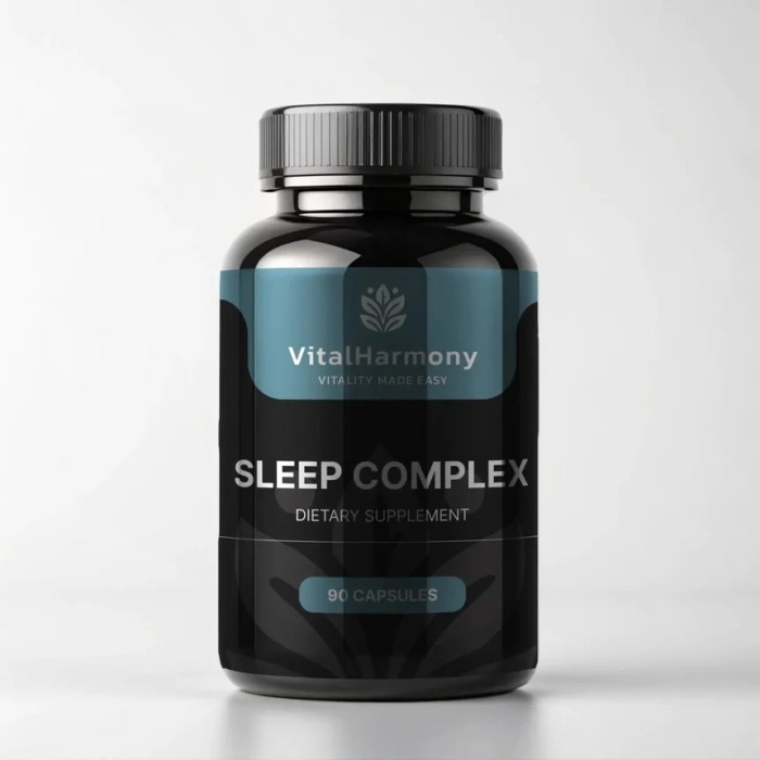 Натуральна добавка VitalHarmony Sleep Complex, 90 капсул