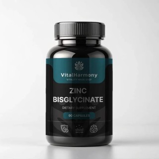 Вітаміни та мінерали VitalHarmony Zinc Bisglycinate, 90 капсул