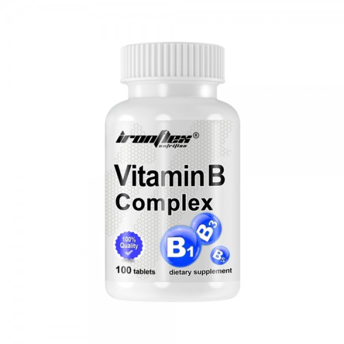 Вітаміни та мінерали IronFlex Vitamin B Complex, 100 таблеток