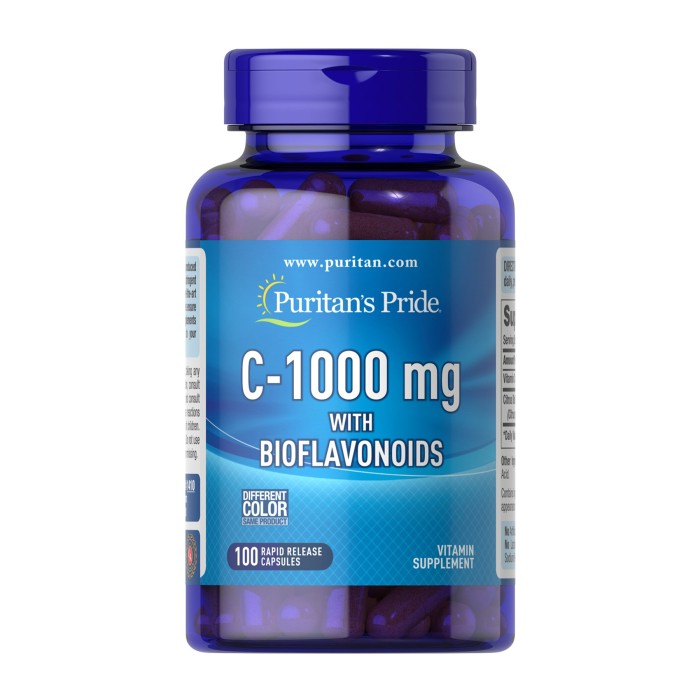 Vitamin C-1000 mg з Bioflavonoids - 100 caps