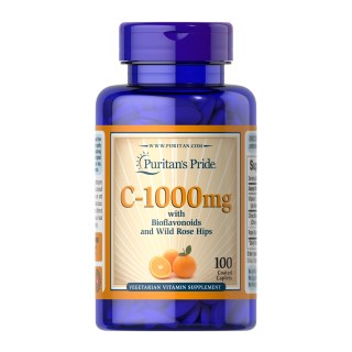 Vitamin C-1000 mg з Bioflavonoids & Rose Hips - 100 caps
