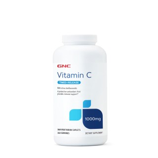 Вітаміни та мінерали GNC Vitamin C 1000 mg Timed-Release, 360 вегакаплет