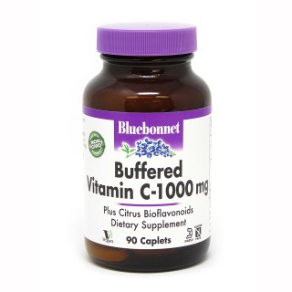 Вітаміни та мінерали Bluebonnet Nutrition Buffered Vitamin C-1000 mg, 90 каплет