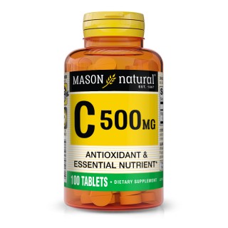 Вітаміни та мінерали Mason Natural Vitamin C 500 mg, 100 таблеток