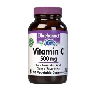 Вітаміни та мінерали Bluebonnet Vitamin C 500 mg, 90 вегакапсул