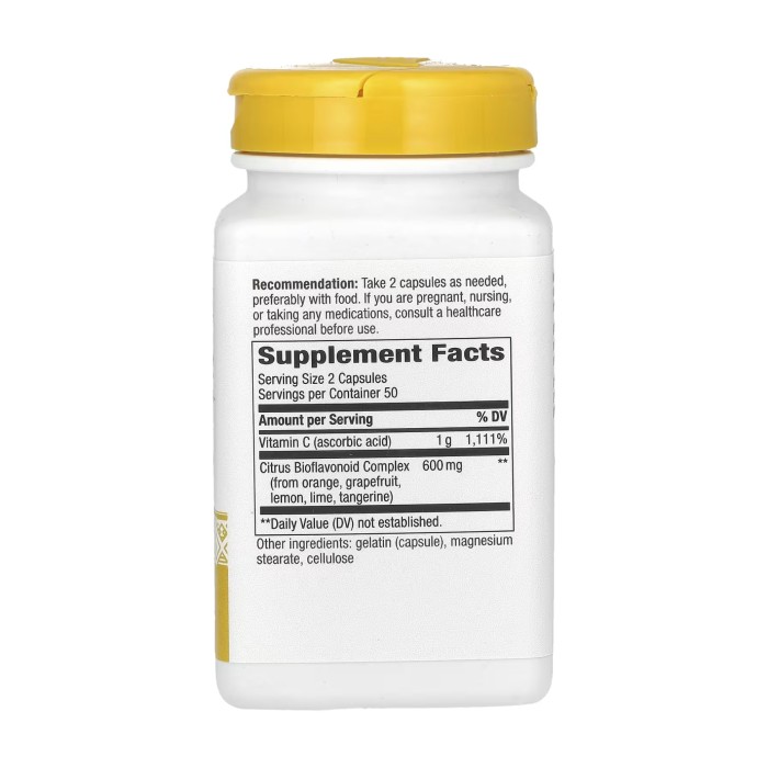 Вітамін С Біофлавоноїди - 100 капсул