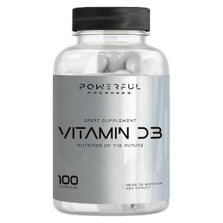 Витамины и минералы Powerful Progress Vitamin D3, 100 капсул