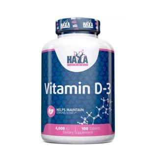 Вітаміни та мінерали Haya Labs Vitamin D3 4000 IU, 100 таблеток