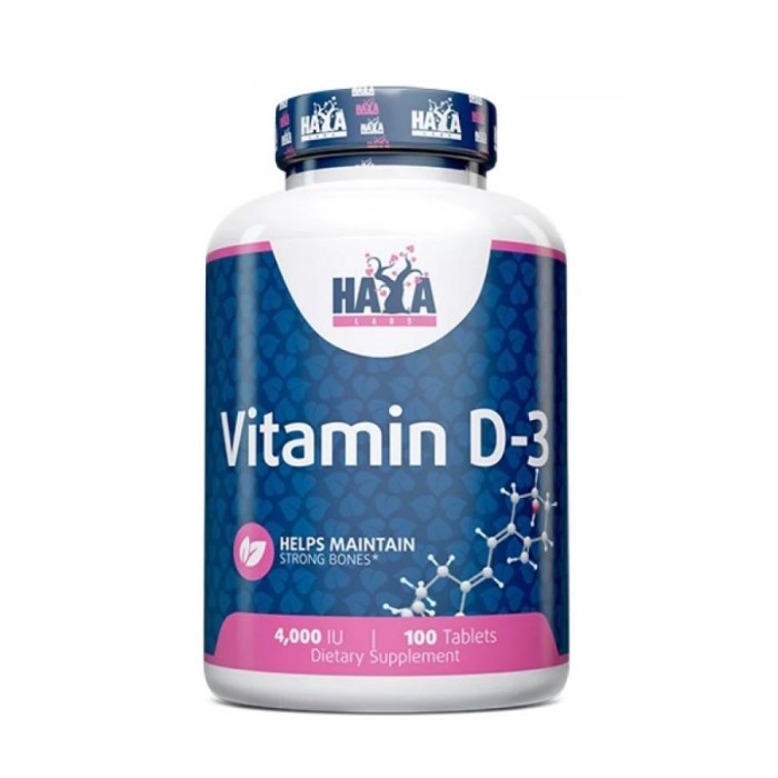 Вітаміни та мінерали Haya Labs Vitamin D3 4000 IU, 100 таблеток