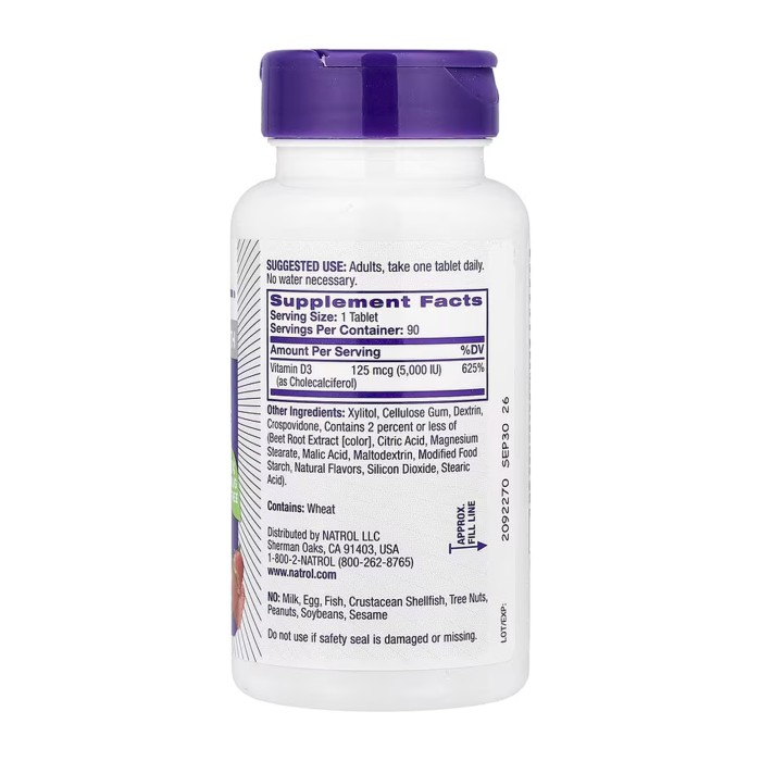 Вітамін D3 5000 МО - 90 таблеток