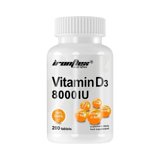 Вітаміни та мінерали IronFlex Vitamin D3 8000, 200 таблеток