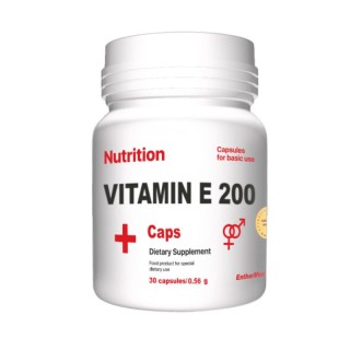 Вітаміни та мінерали EntherMeal Vitamin E 200, 30 капсул