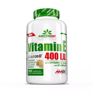 Вітаміни та мінерали Amix Nutrition GreenDay Vitamin E 400 IU Life+, 200 капсул